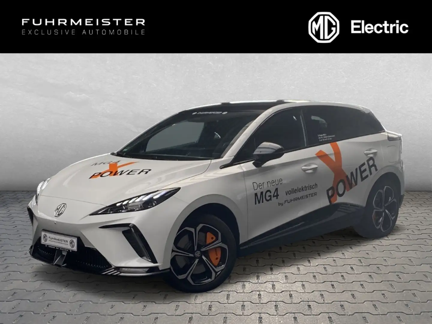MG MG4 Xpower MY23 64 kWh 18 Zoll Alufelgen Weiß - 1