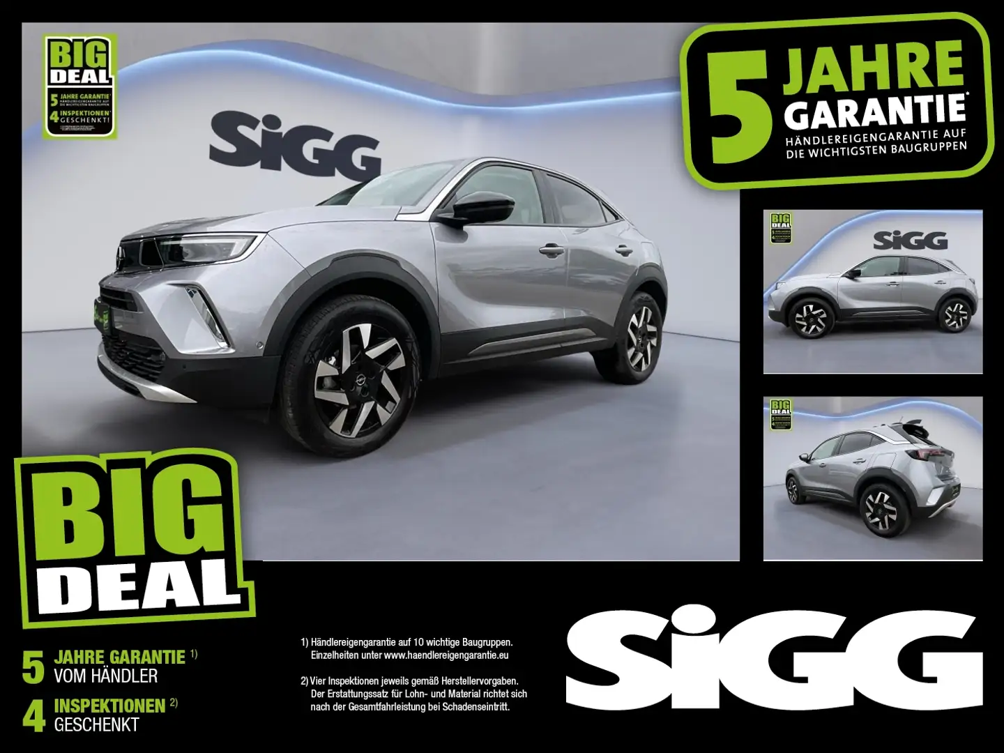 Opel Mokka 1.2 Turbo Elegance AUTOMATIK, DAB, Grijs - 1