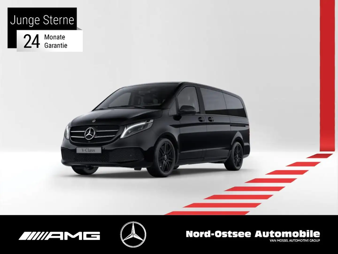 Mercedes-Benz V 300 AVANTGARDE EDITION 4MATIC  AHK PANO 360° Negro - 1