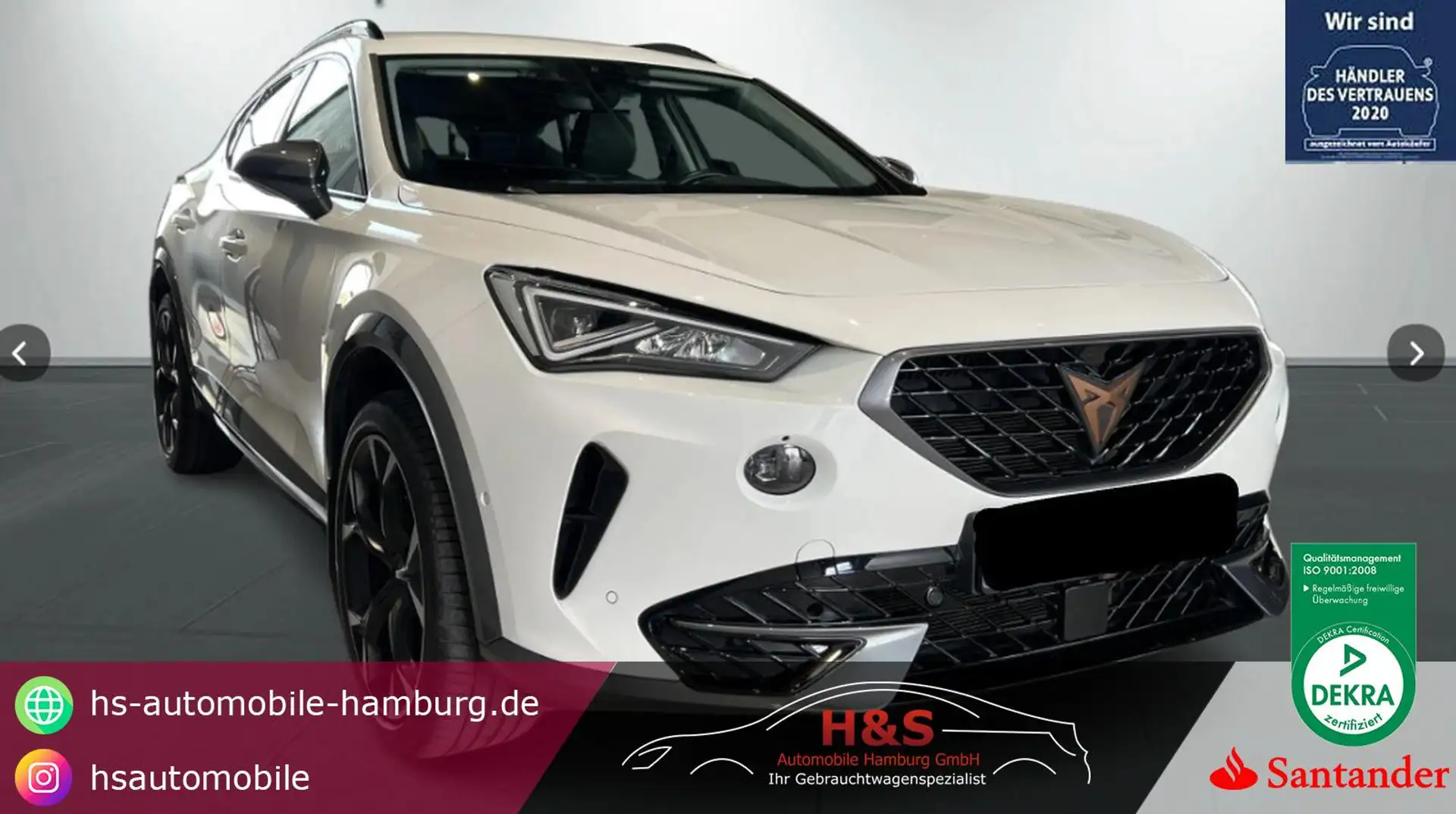 CUPRA Formentor *KEYLESS*KAMERA*CARPLAY Weiß - 1