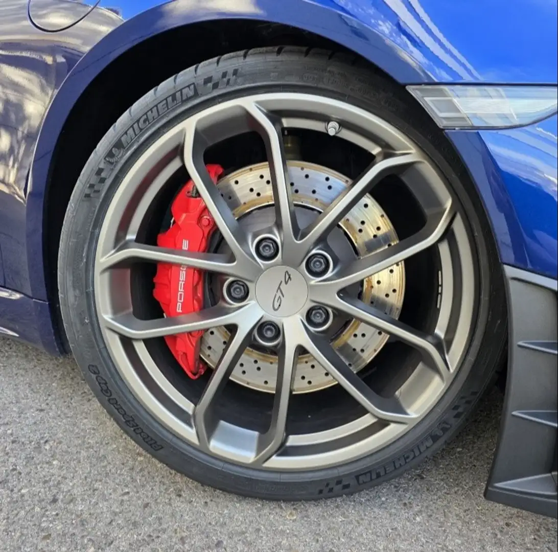 Porsche Cayman GT4 Bleu - 2