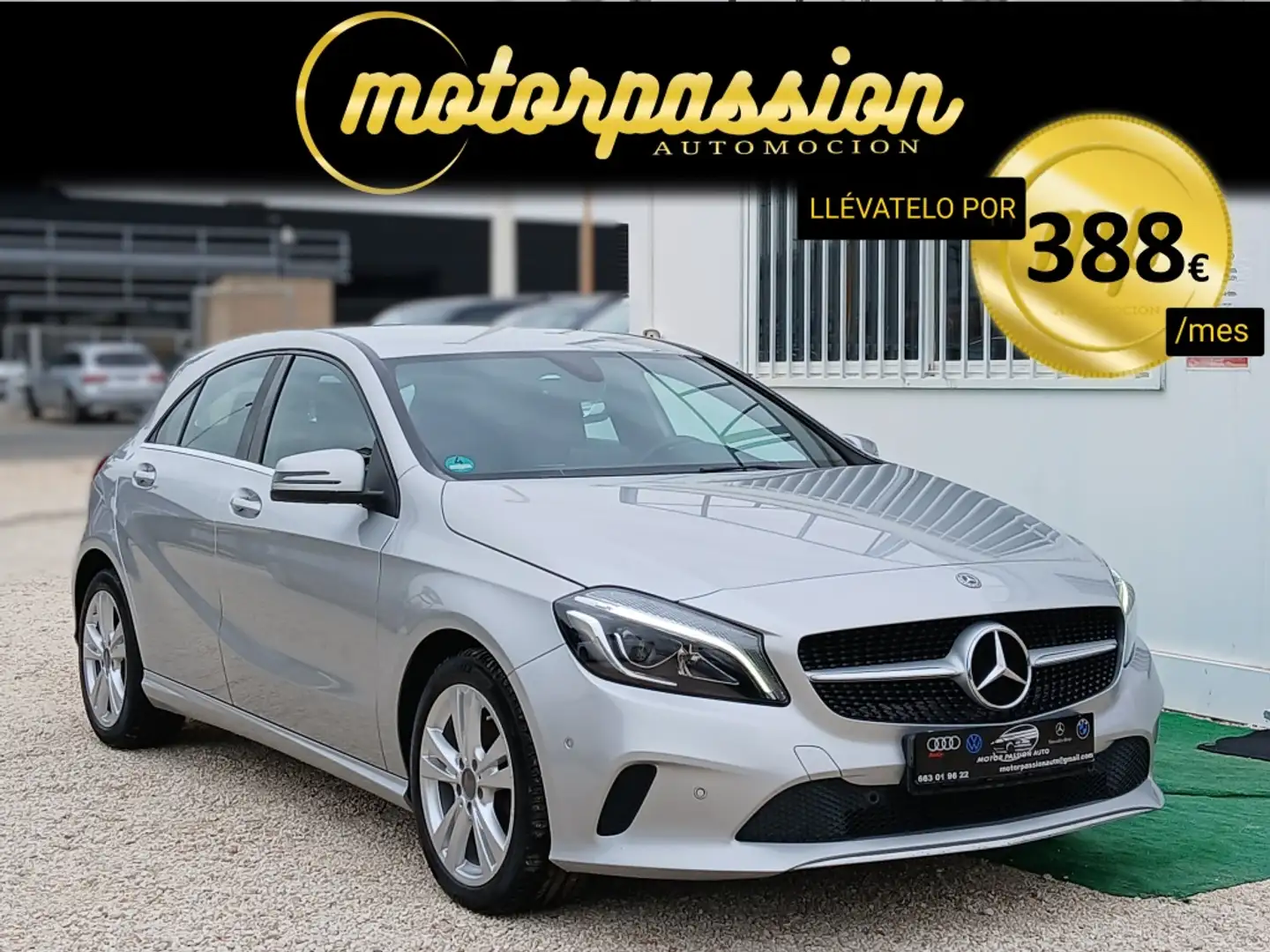 Mercedes-Benz A 220 220d 8G-DCT Argent - 1