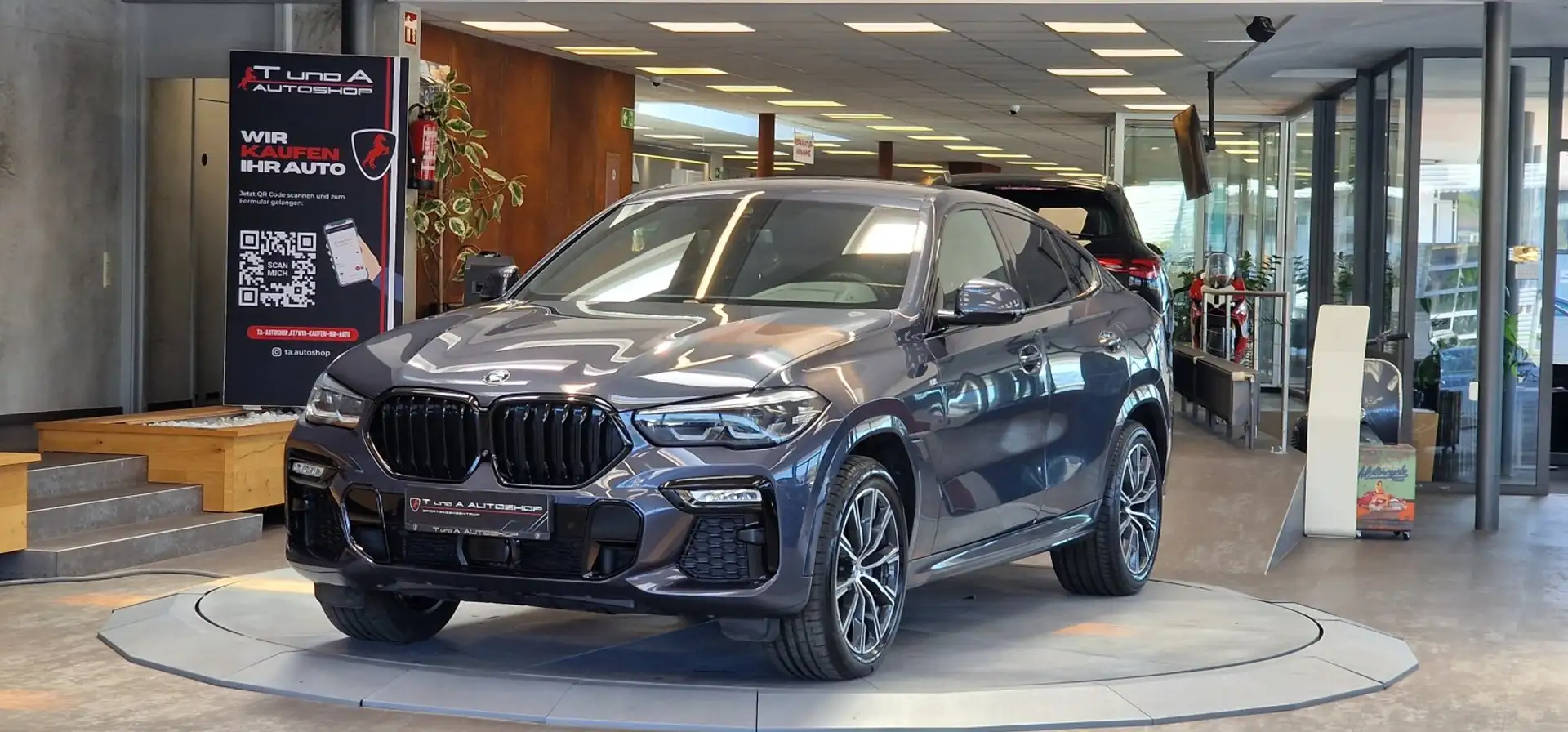 BMW X6 3.0d xDrive G06 1-Hand M-Paket Aut. *360°*20Zoll*L Grau - 1