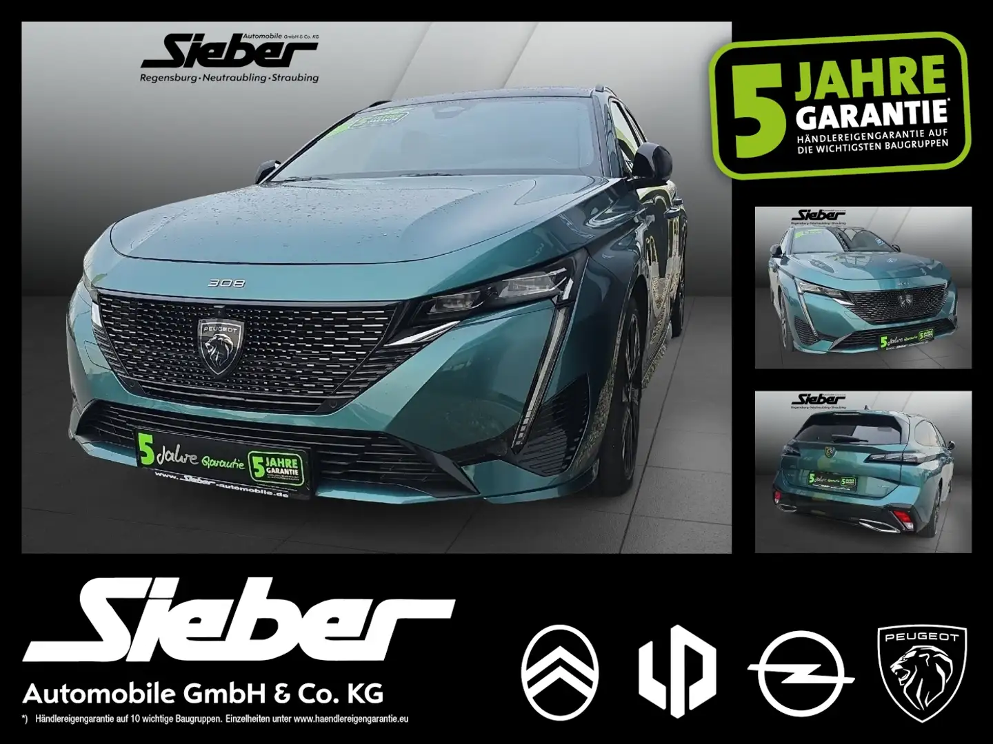 Peugeot 308 SW GT Pack 225 **ACC*360°Kamera*LED** Grün - 1