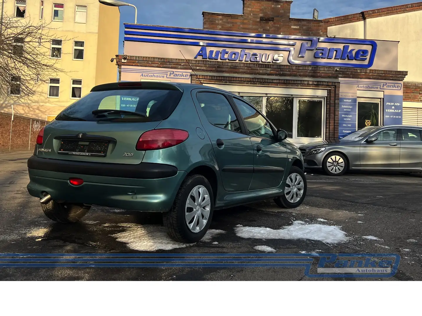 Peugeot 206 Presence*Klima*2-E.Fenster*TÜV04/25* Grün - 2