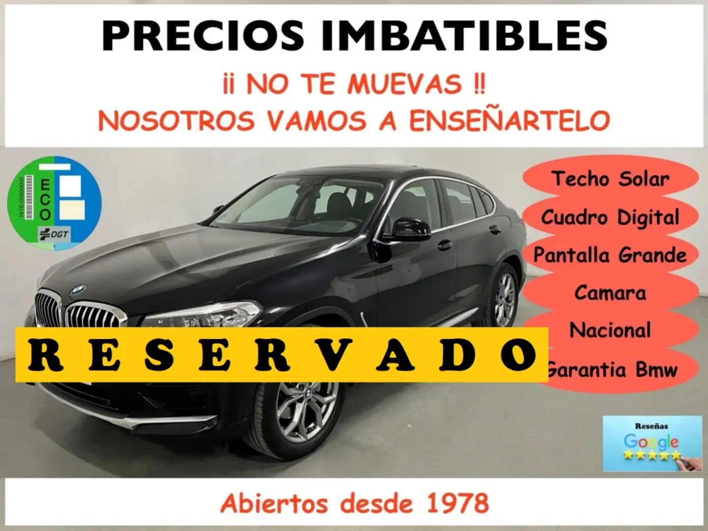 BMW X4 xDrive 20dA xLine Negro - 1