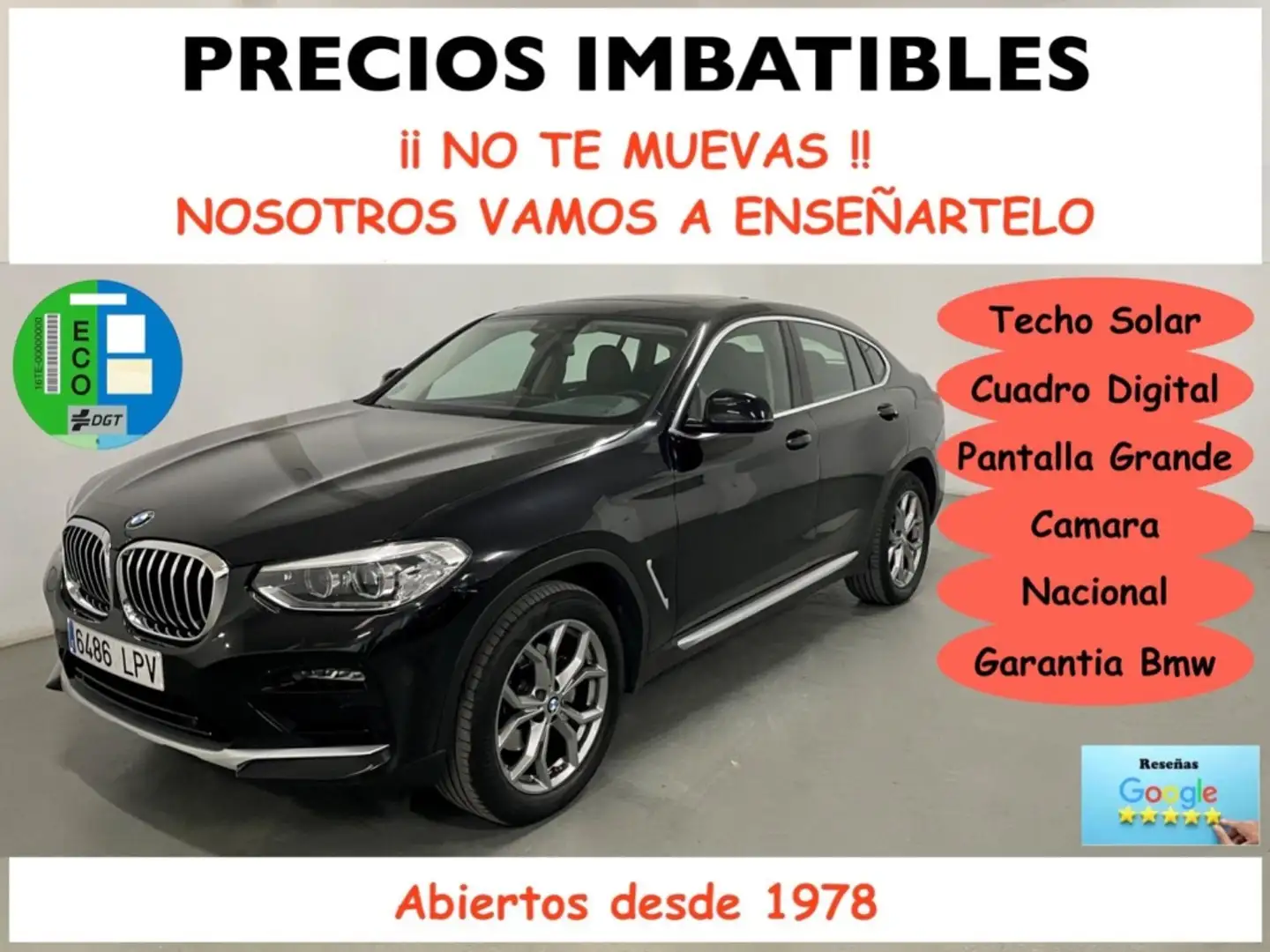 BMW X4 xDrive 20dA xLine Negro - 2