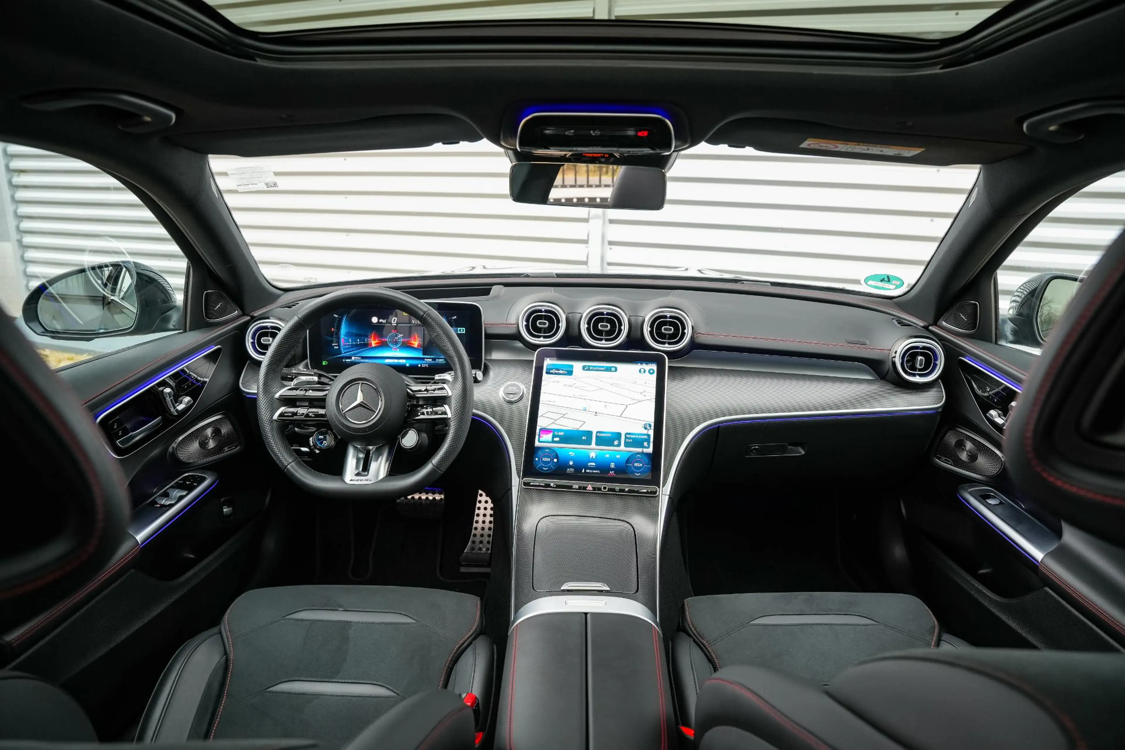 Mercedes-Benz C 43 AMG 4MATIC Panoramadak Burmester Adapt. Cruise Ambient — photo 9