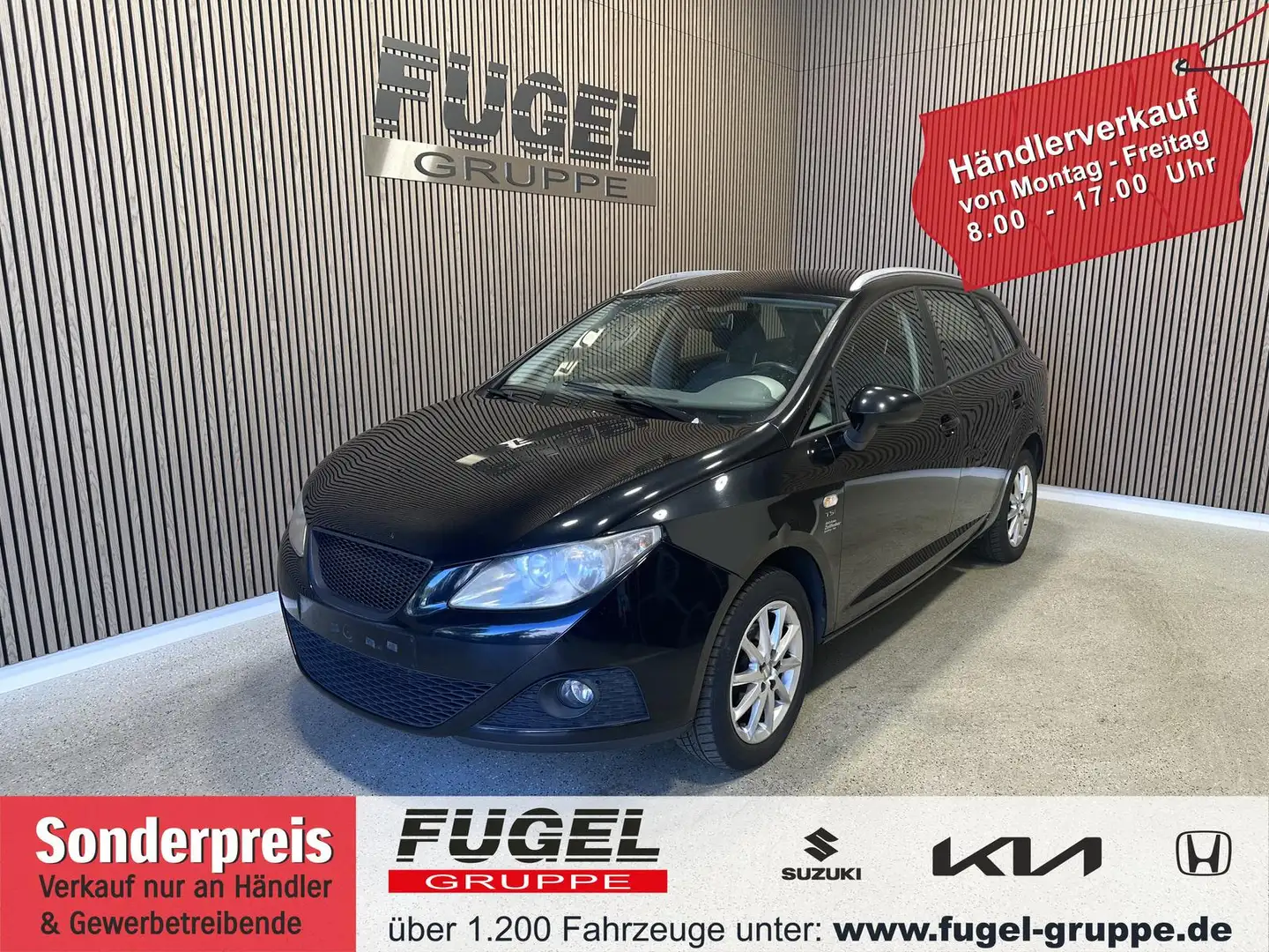 SEAT Ibiza 1.2 TSI Style Temp.|PDC|Klima Schwarz - 1
