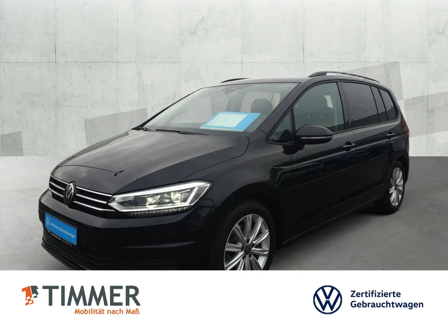 Volkswagen Touran 1.5 TSI DSG COMFORTLINE +RKAM +LED +ACC +IQ.DRIVE Schwarz - 1