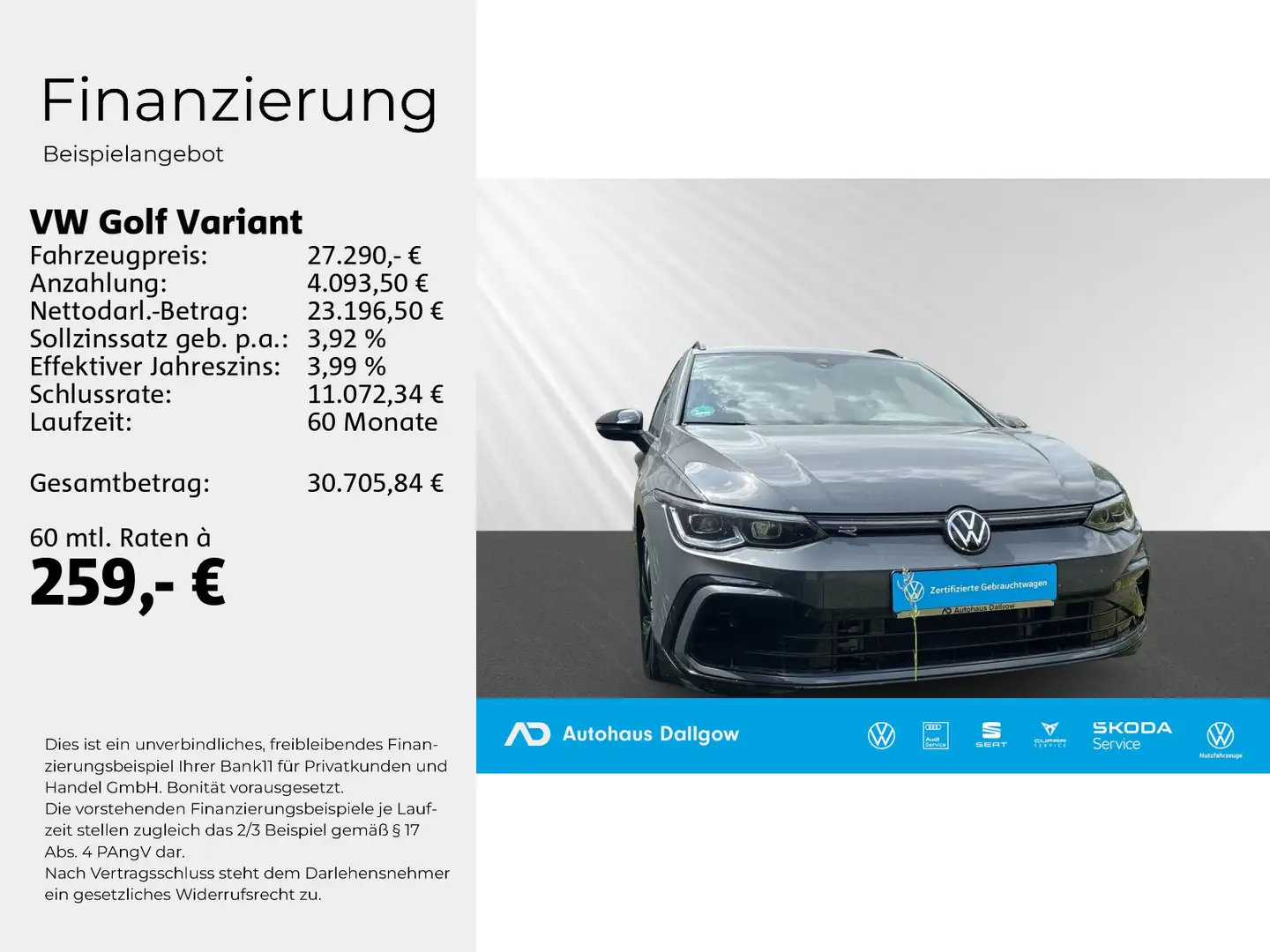 Volkswagen Golf Variant R-Line 1,5 l eTSI OPF 96 kW (130 PS Gri - 2