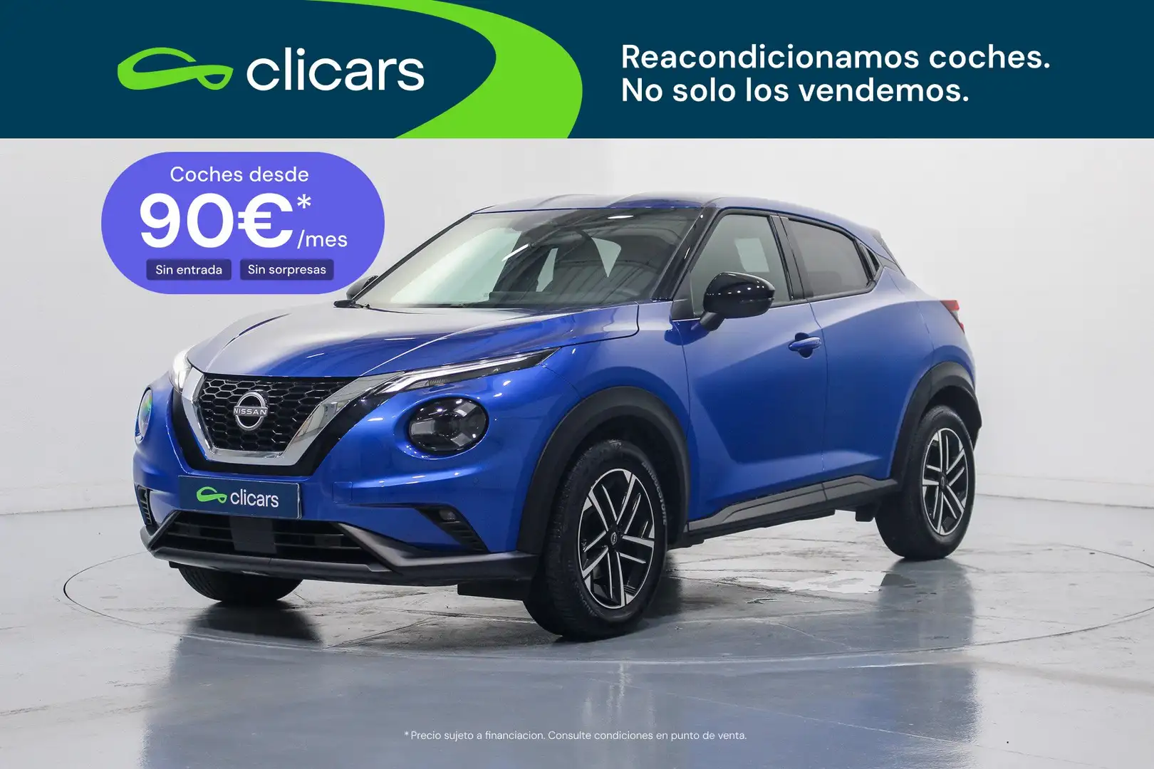 Nissan Juke 1.0 DIG-T N-Connecta 4x2 DCT 7 84kW Azul - 1