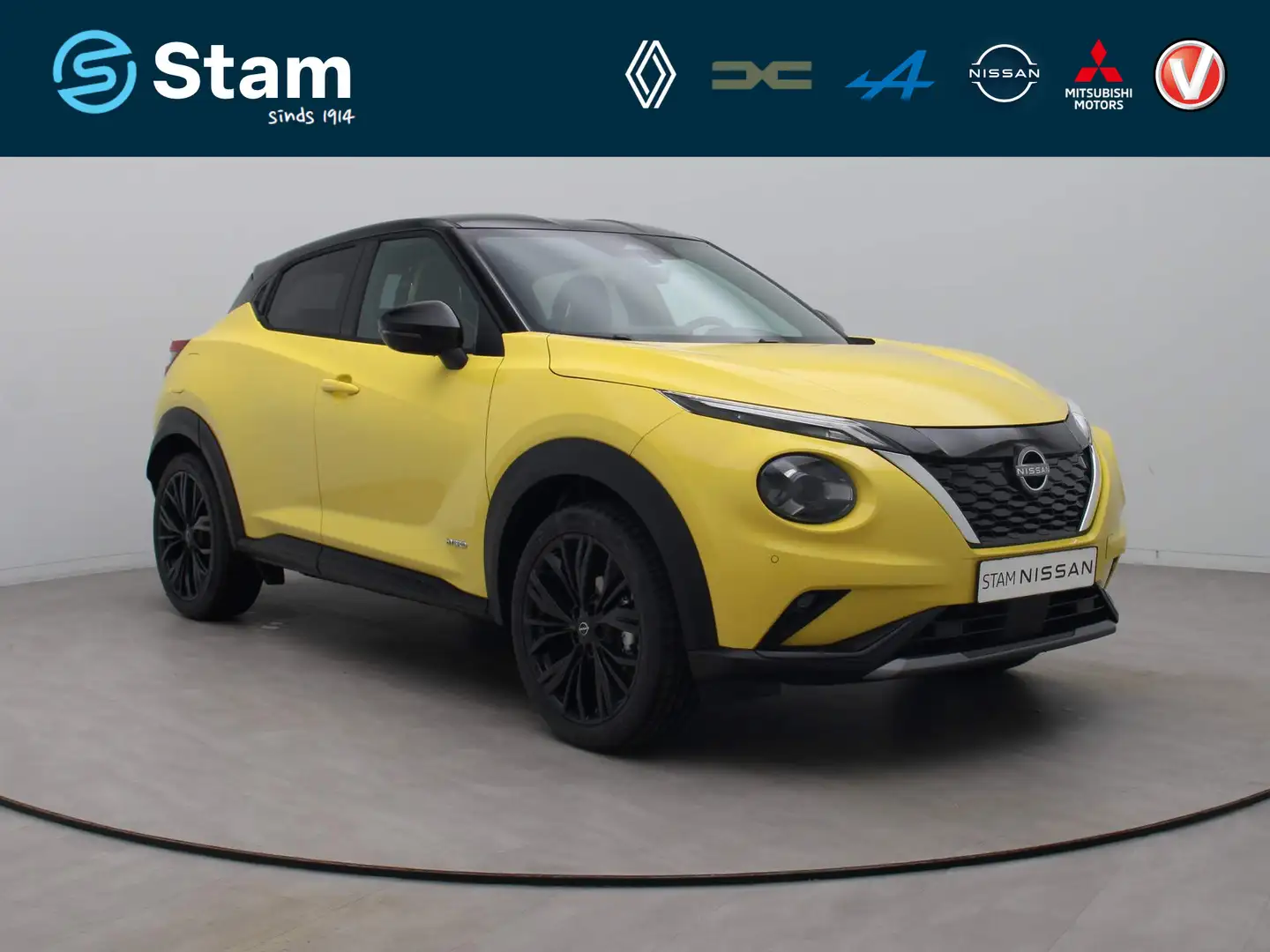Nissan Juke 143pk Hybrid N-Sport Adapt. cruise | 360° Camera | Geel - 1