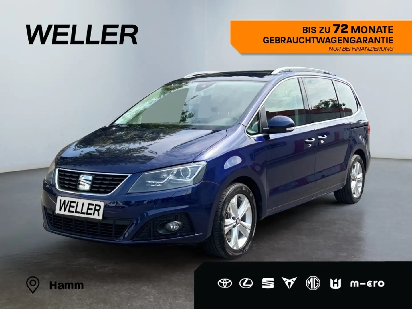 SEAT Alhambra 2.0 TDI DSG XCELLENCE *7-Si*AHK*StHz*CAM* Blau - 1