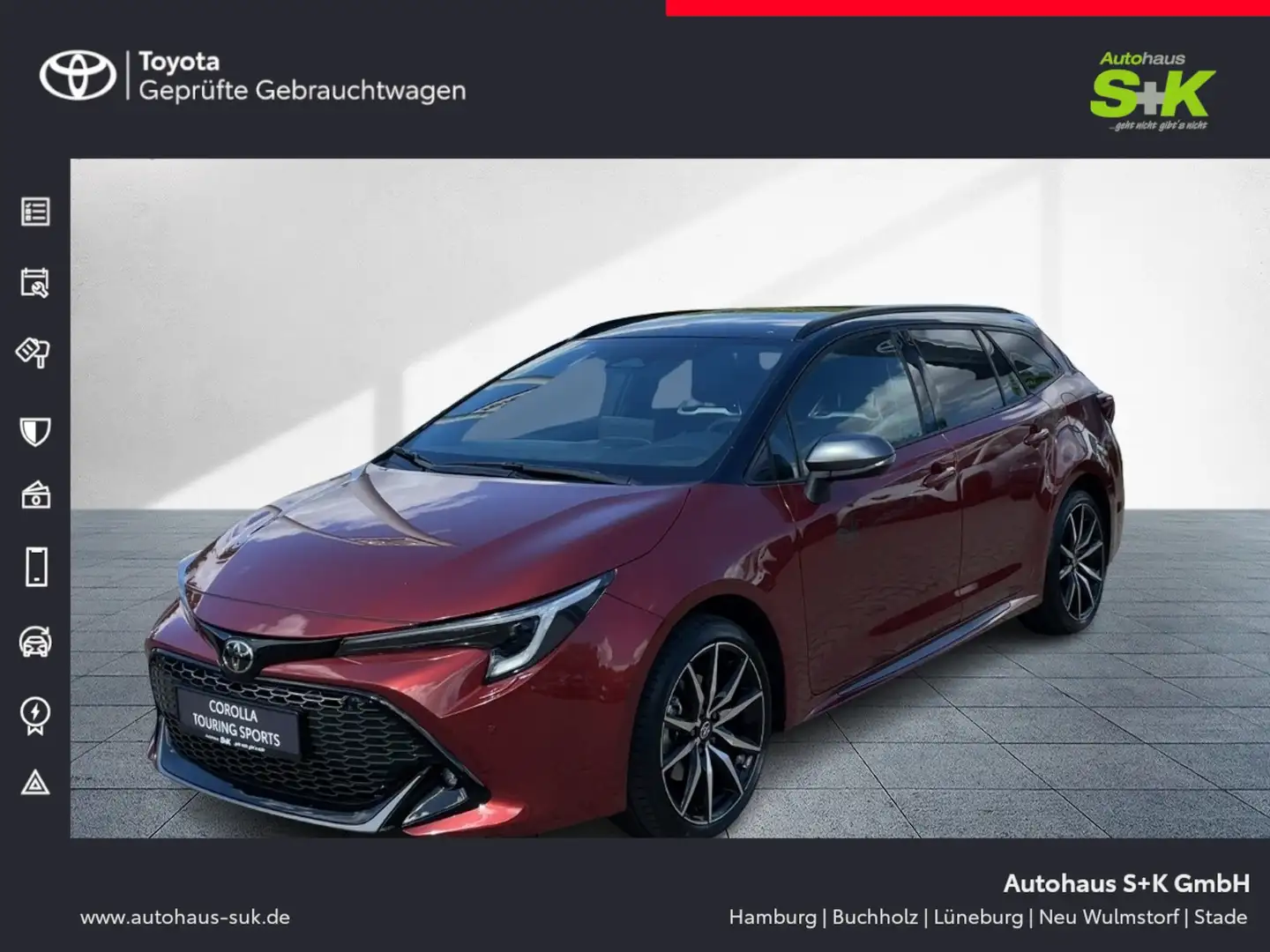 Toyota Corolla 2,0-l-Hybrid, Touring Sports, GR SPORT,** Orange - 1
