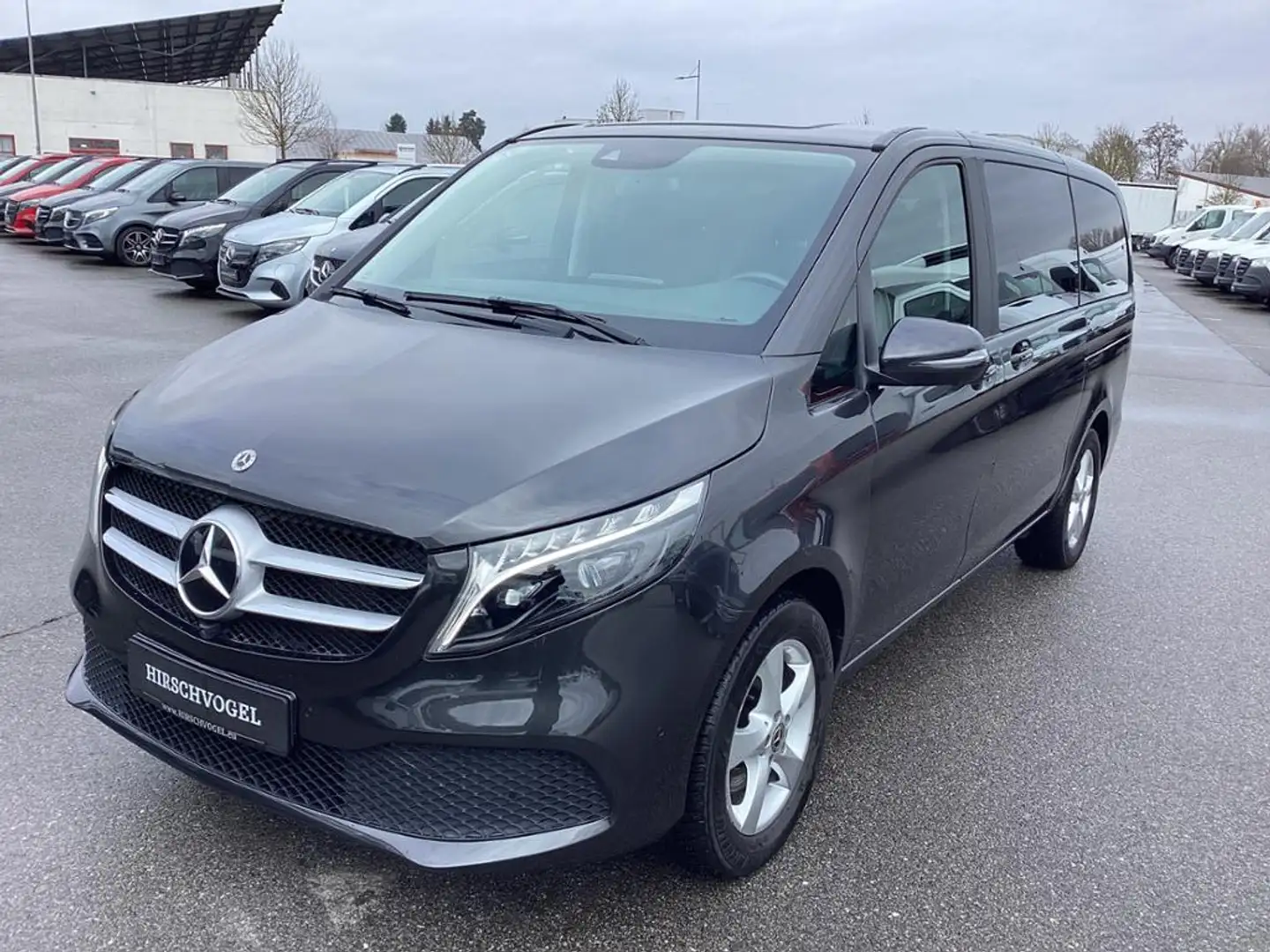 Mercedes-Benz V 220 d AVANTGARDE 4M lang 7Sitze 360°Kam+LEDER Gris - 2