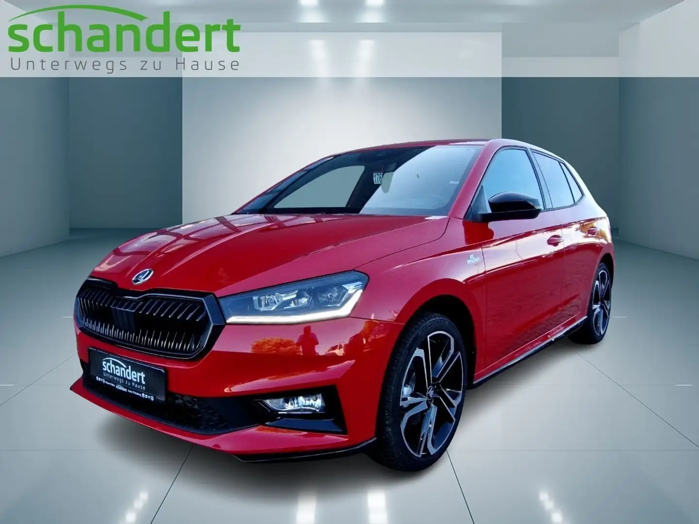 Skoda Fabia 1.5 TSI Monte Carlo DSG LED Sitzhzg. Klima Rosso - 1