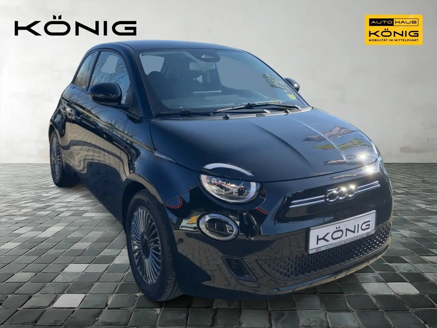 Fiat 500e Icon CCS Tempomat*Klimaautomatik*CarPlay Schwarz - 2