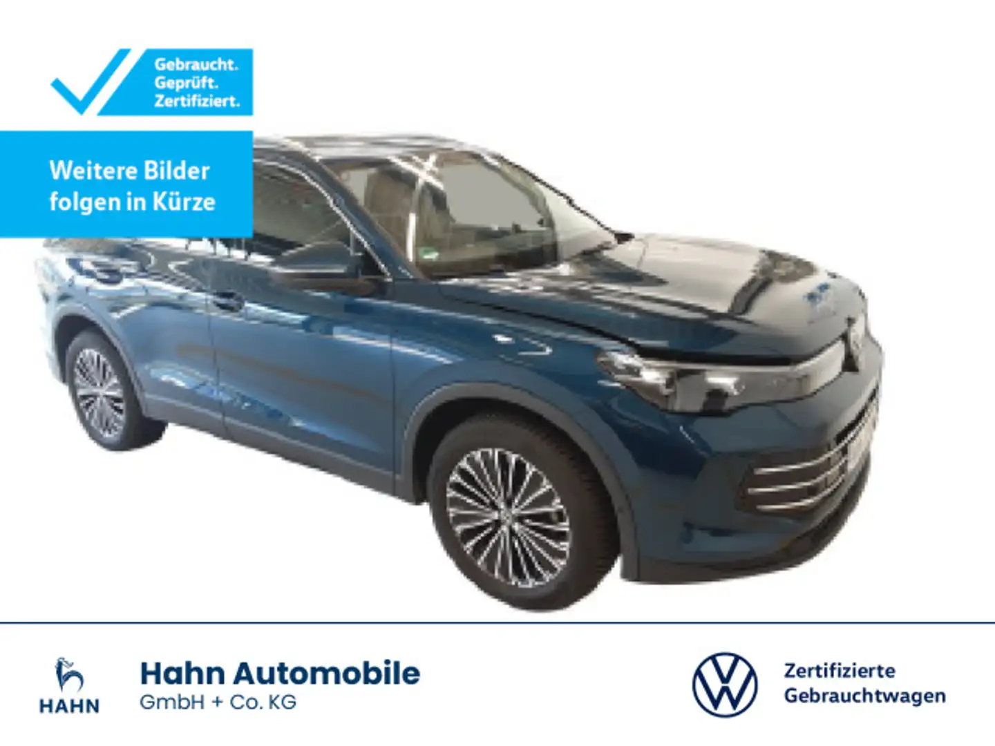 Volkswagen Tiguan 1.5 eTSI DSG Elegance Pano Matrix CAM Blau - 1