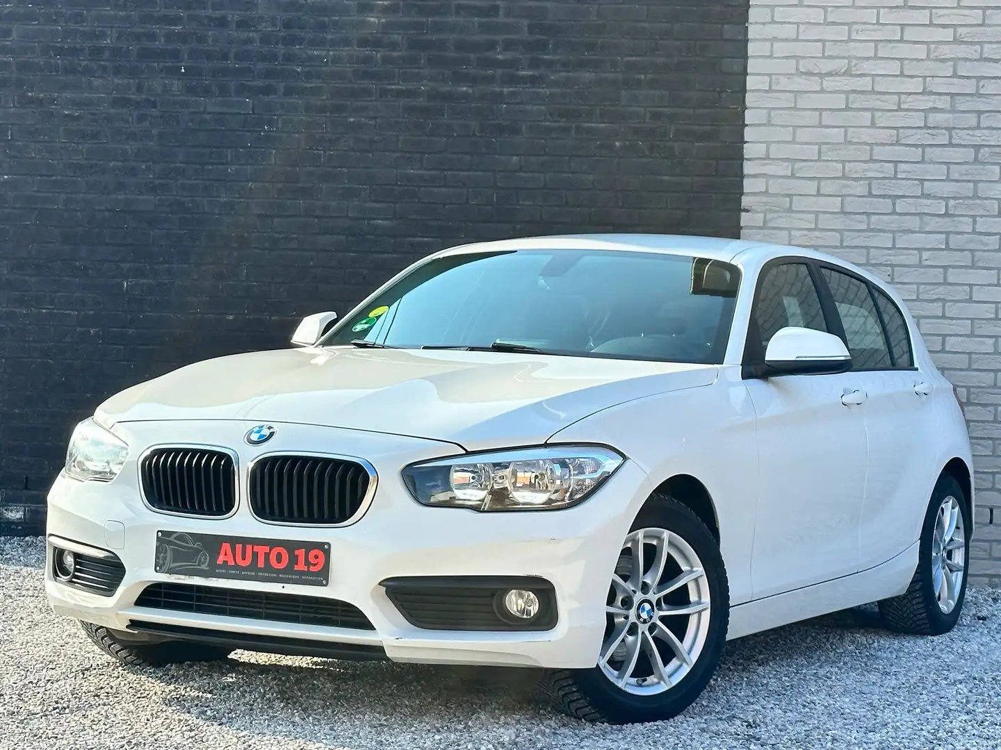 BMW 116 Diesel (automatique) Weiß - 2