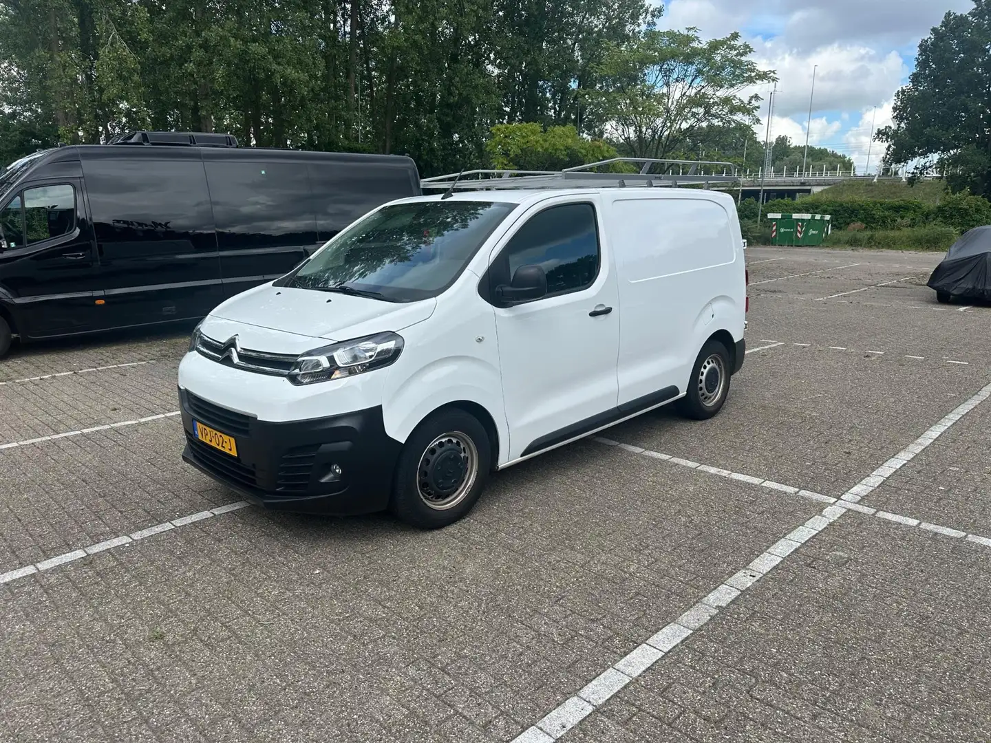 Citroen Jumpy 1.6 BlueHDI 115 Club Euro 6 Airco 3Pers NAP Wit - 1