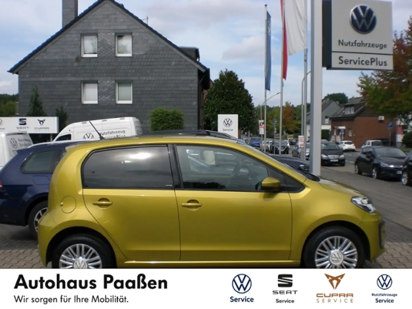 Volkswagen up! United 1.0 GRA RFK SHzg maps+more Gelb - 1