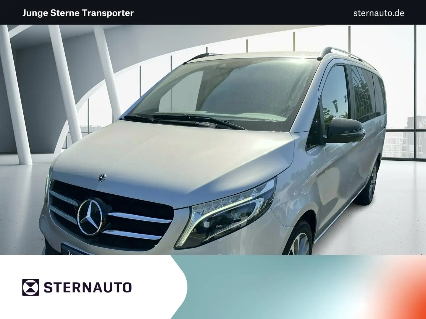 Mercedes-Benz V 250 V 250 d AVA/L Pano DISTR. LED Leder Avantgarde SHD Silber - 1