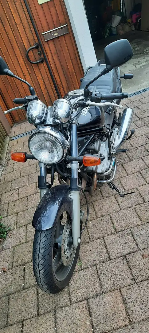 Yamaha XJ 600 60 PS Benziner schwarz Motorschutzbügel Noir - 1