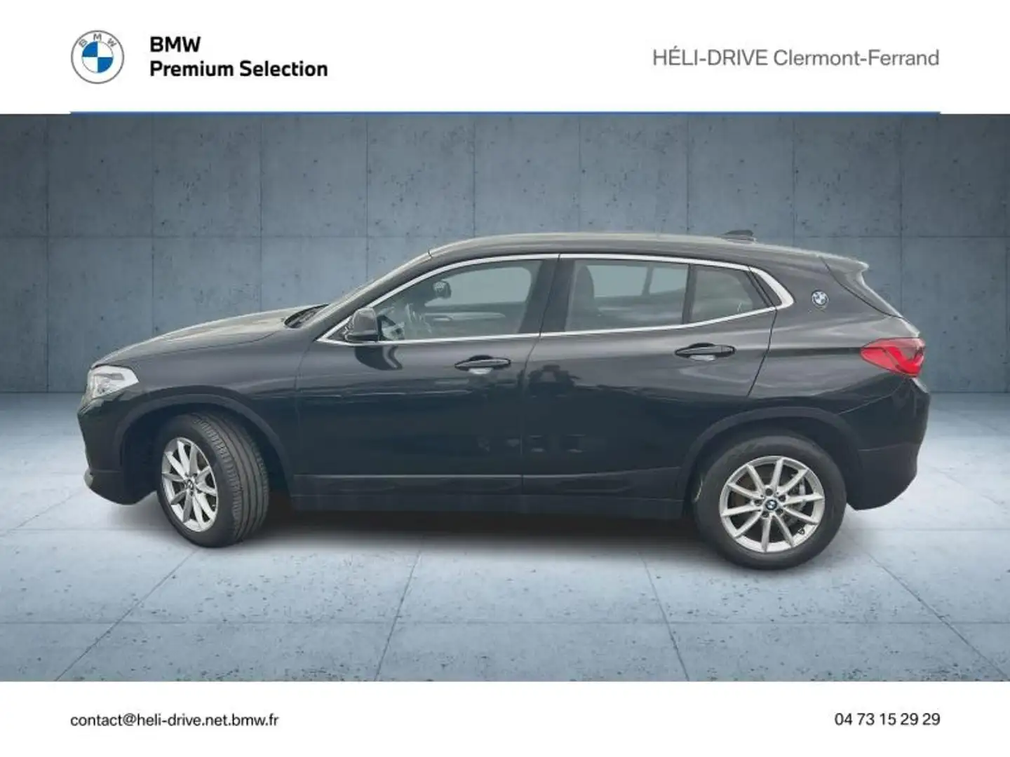 BMW X2 sDrive18iA 136ch Business Design DKG7 Noir - 2