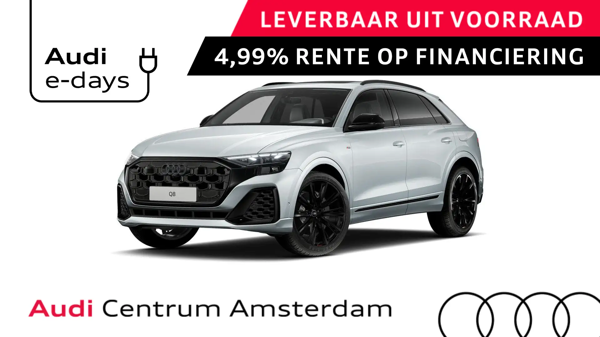 Audi Q8 55 TFSI e quattro Pro Line S 394pk | Panoramadak | Zilver - 1