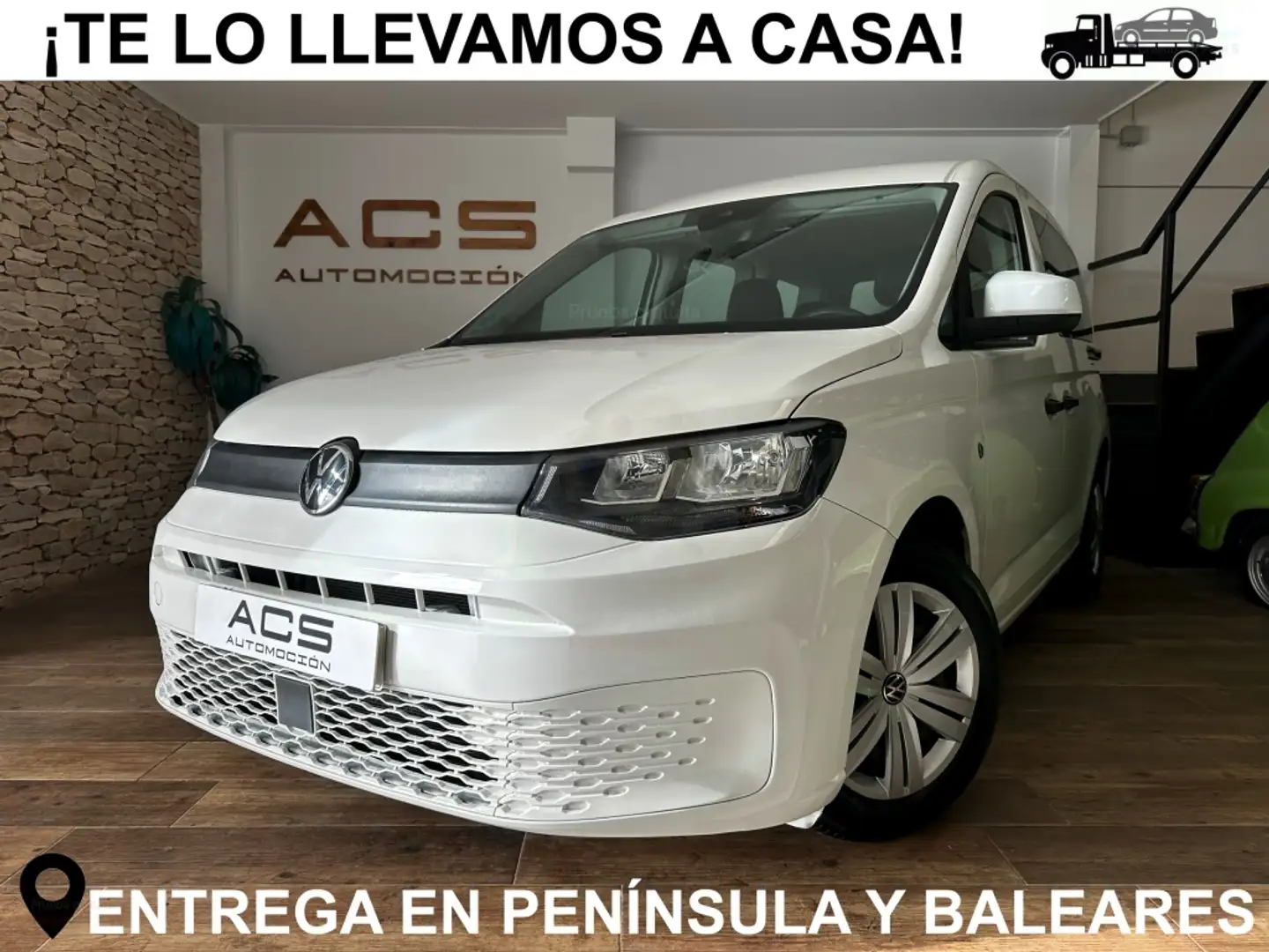 Volkswagen Caddy 2.0TDI Life 4Motion 90KW Blanco - 1