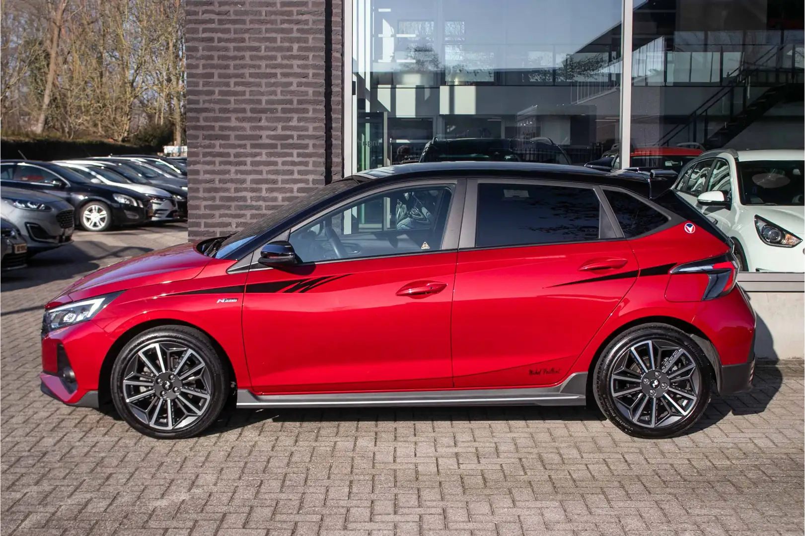 Hyundai i20 1.0 T-GDI N-line Michel Vaillant - All-in rijklrpr Rood - 2