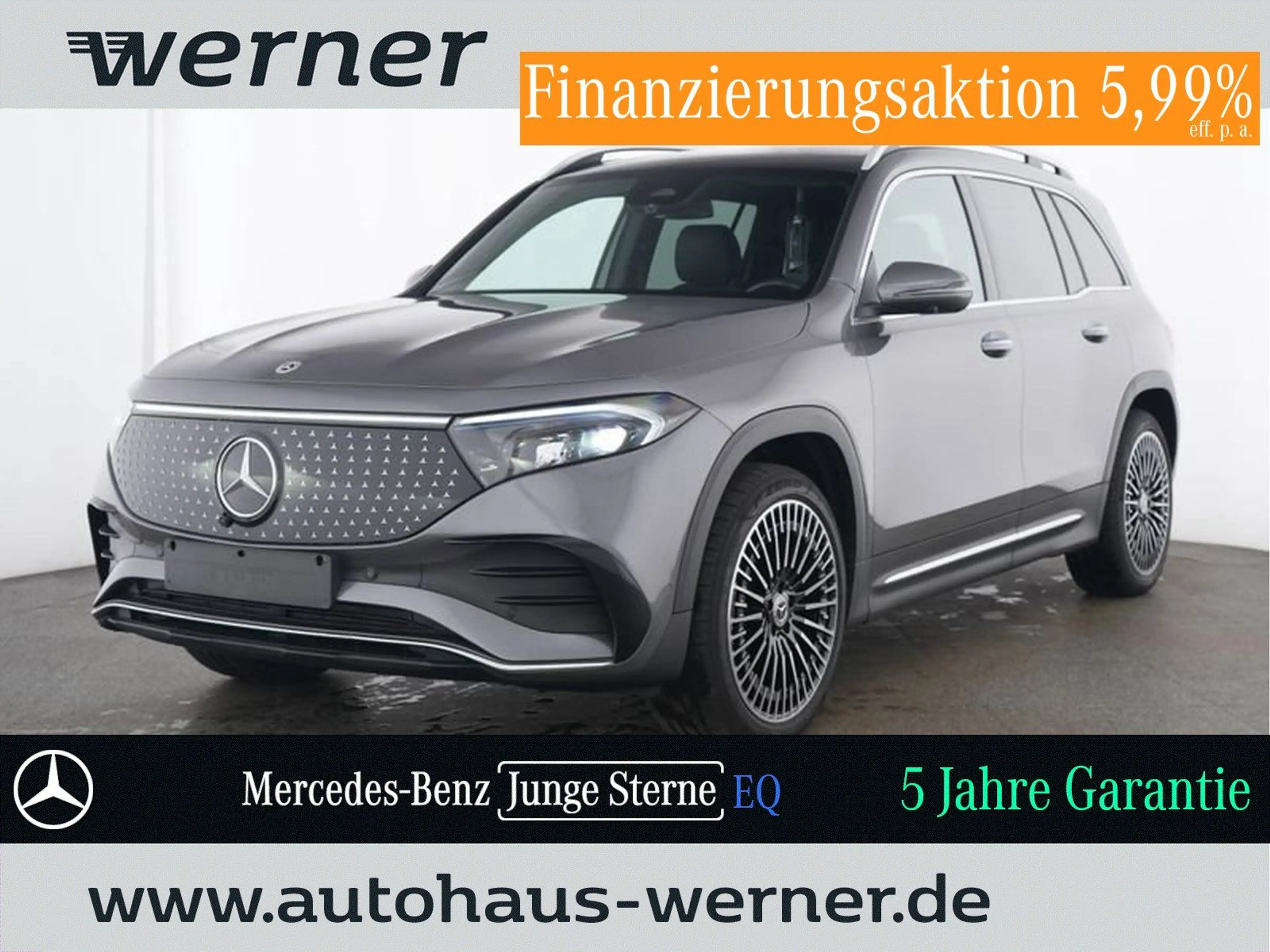 Mercedes-Benz EQB 350 4M AMG-PREMIUM LEDER AHK PANO FAP MEMORY