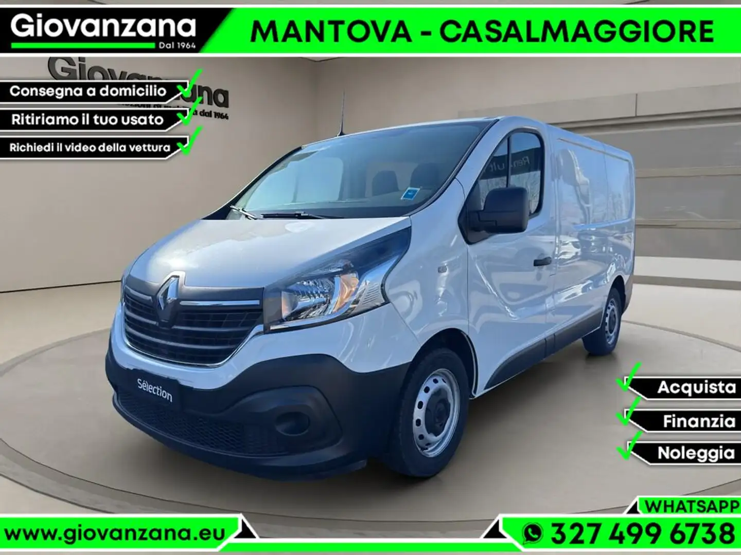 Renault Trafic T27 2.0 dci 120cv L1H1 Ice E6d-temp Bianco - 1