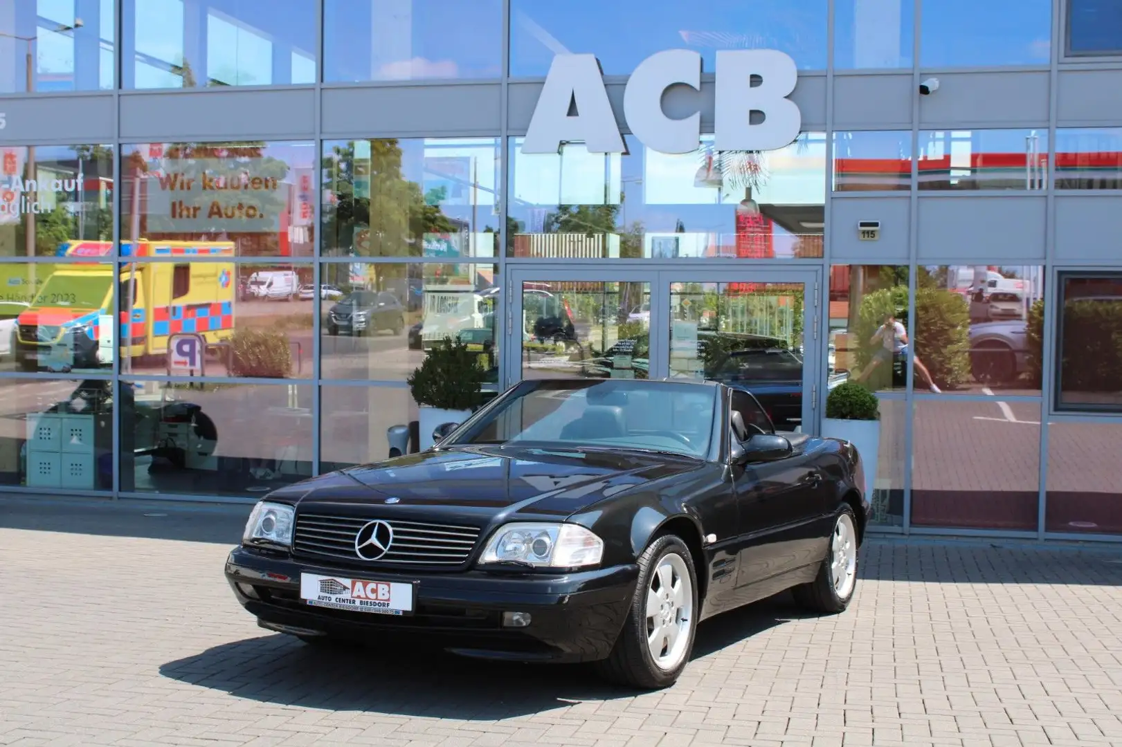 Mercedes-Benz SL 500 Xenon Nappa Kindersitzbank APS Mopf II Noir - 1