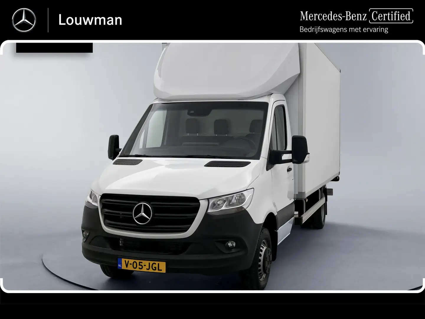 Mercedes-Benz Sprinter 517 1.9 CDI Bakwagen Meubelbak met Laadklep 24 Maa Wit - 1