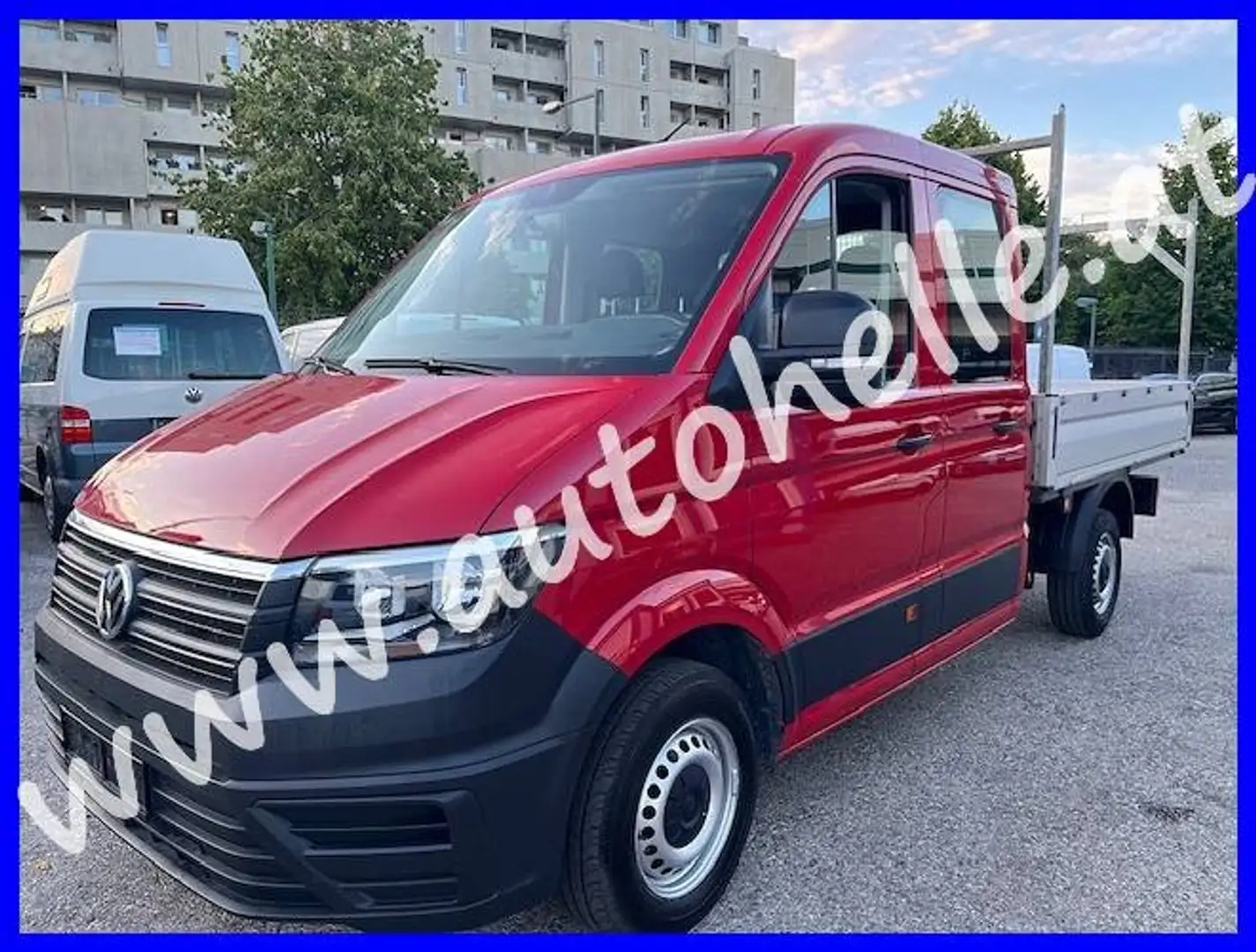 Volkswagen Crafter Doka Pritsche L3 - 7-Sitzer - Standheizung Rot - 1