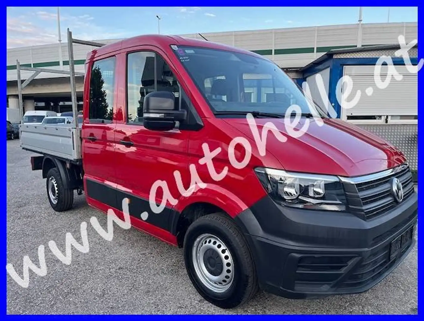 Volkswagen Crafter Doka Pritsche L3 - 7-Sitzer - Standheizung Rot - 2