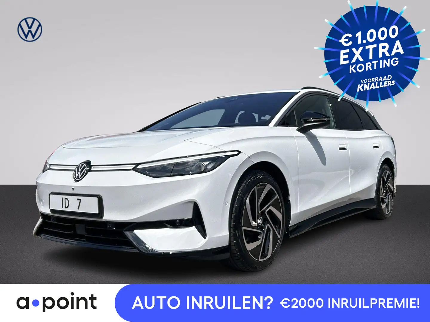 Volkswagen ID.7 Tourer Pro Business 77 kWh accu, 210 kW / 286 pk V Bílá - 1