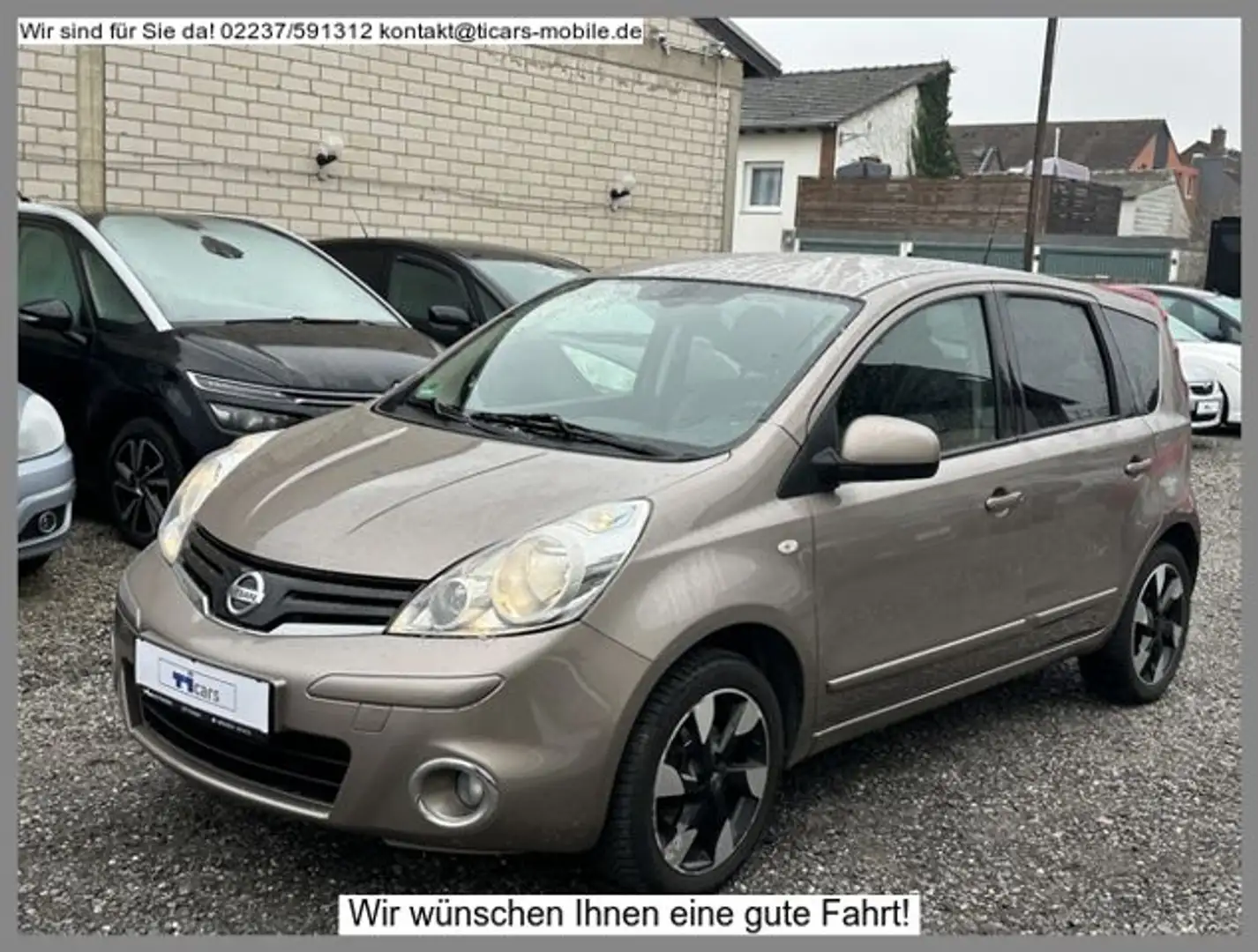 Nissan Note i-Way 1.6 *2.Hand,Navi,PDC,Leder,Klima,BT,Allwet* Braun - 1