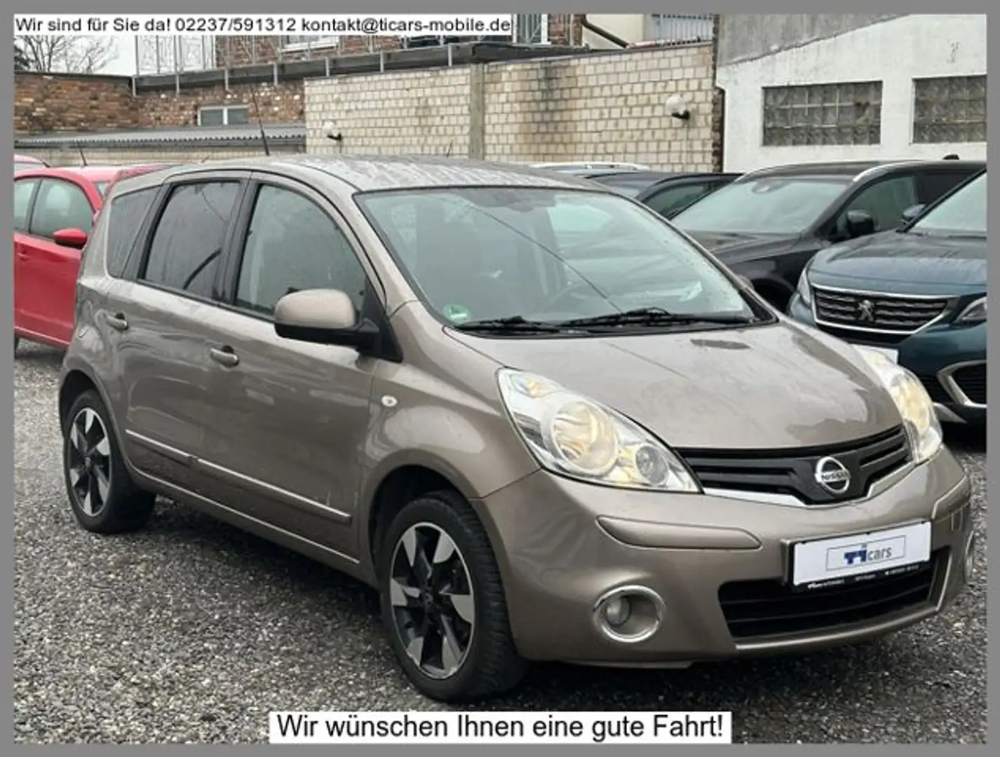 Nissan Note i-Way 1.6 *2.Hand,Navi,PDC,Leder,Klima,BT,Allwet* Braun - 2