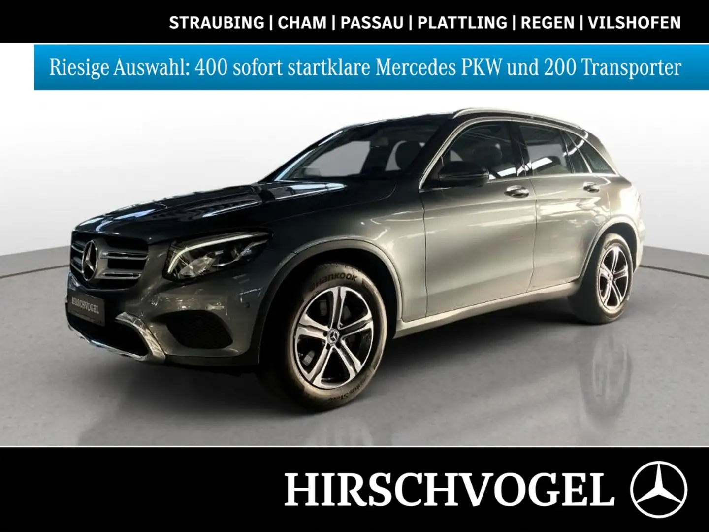 Mercedes-Benz GLC 250 4M EXCLUSIVE Ext.+AHK+Navi+LED+PDC+SHZ Grau - 1