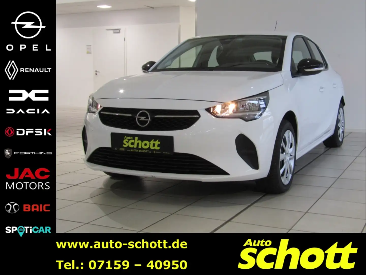 Opel Corsa-e F e Edition (MJ22B) Elektromotor, 100 kW (136 Weiß - 1