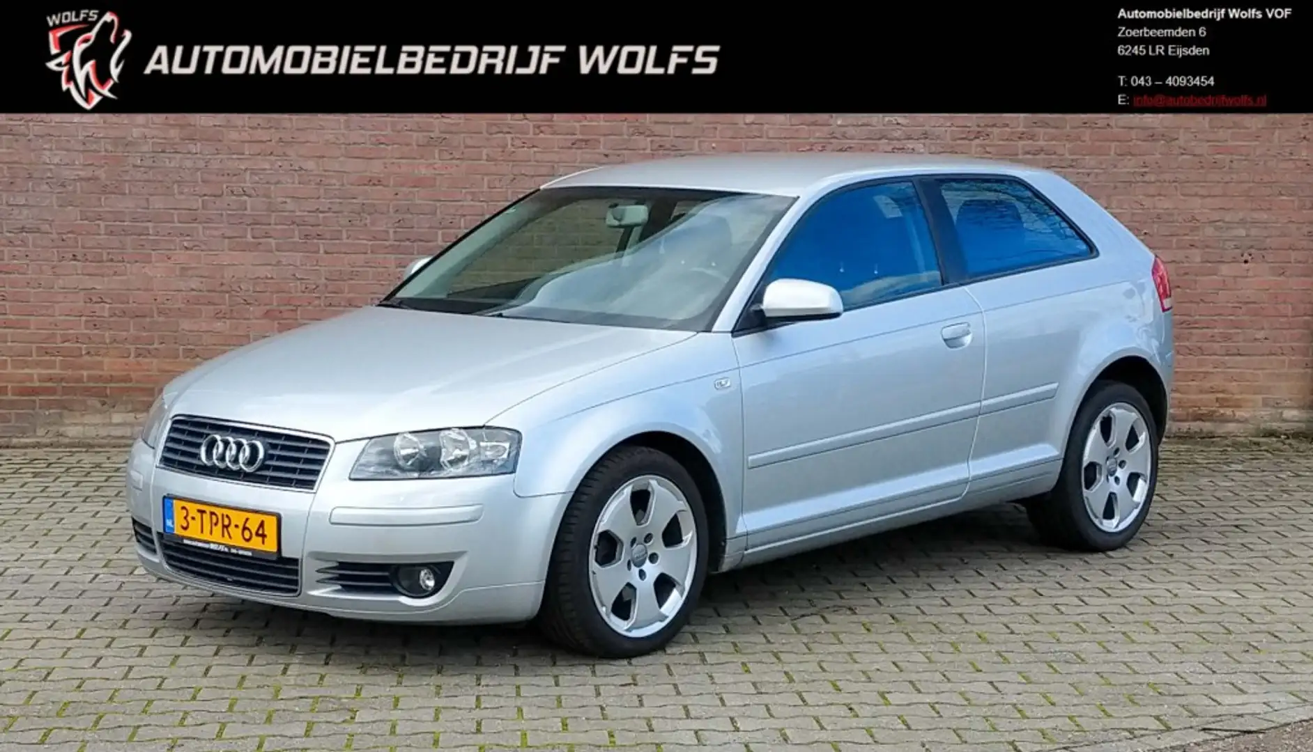 Audi A3 2.0FSI   S line ophanging Argent - 1