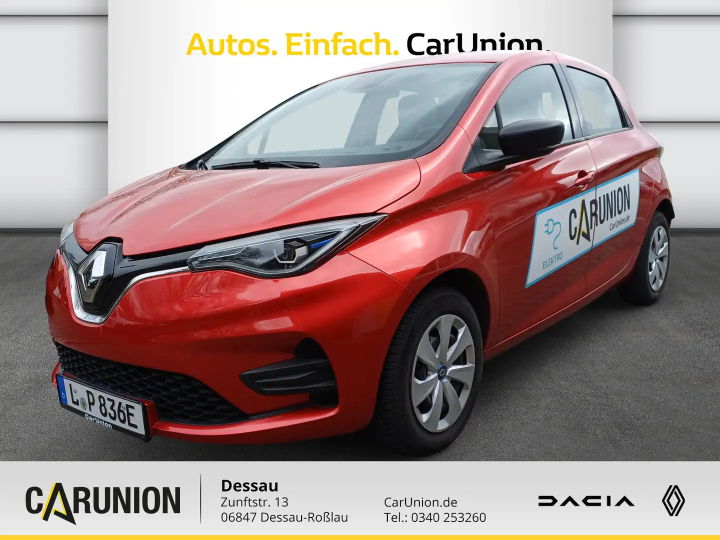 Renault ZOE E-Tech 100% el. EXPERIENCE Batterie R110 Z.E Rood - 1