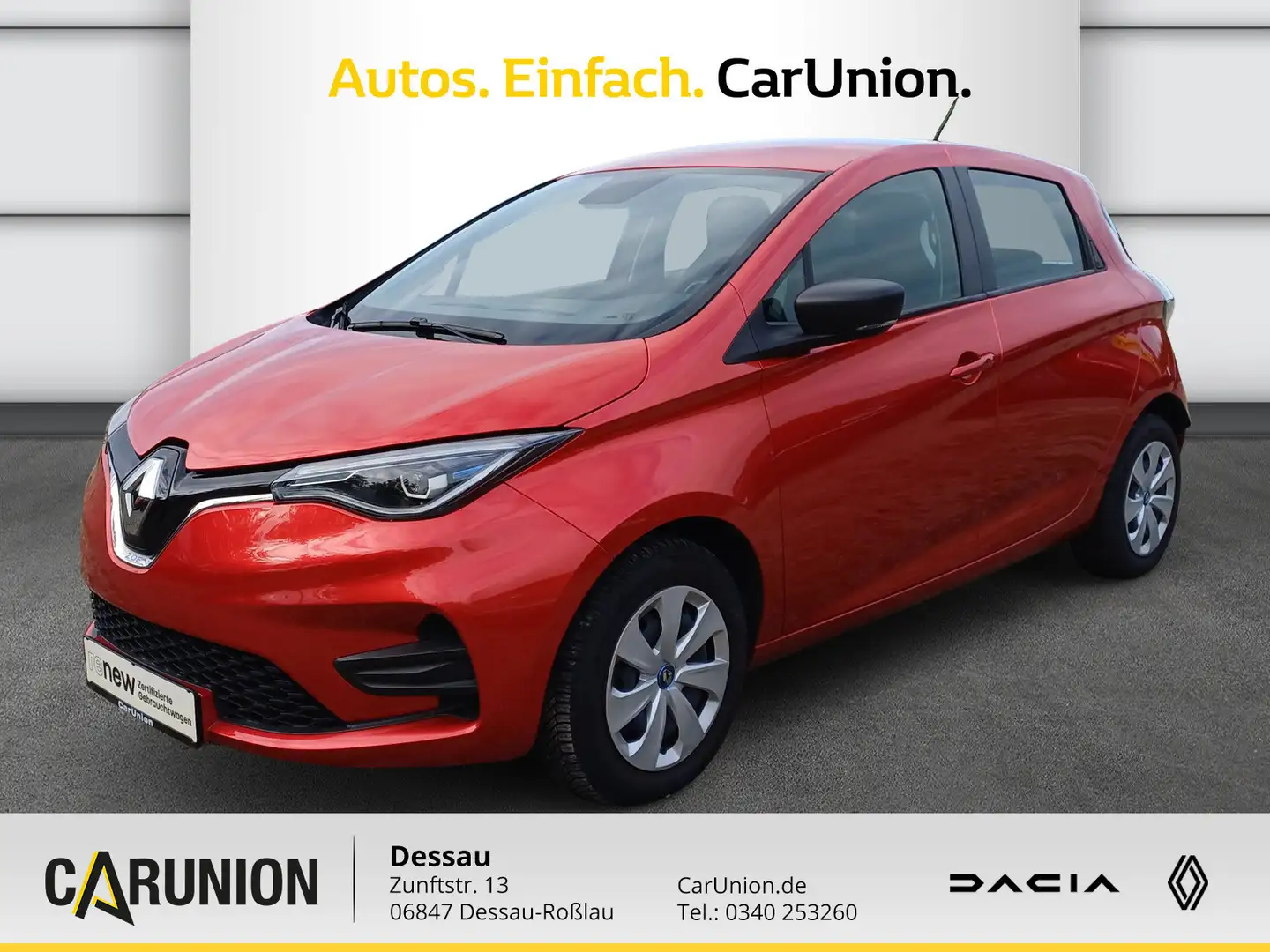 Renault ZOE E-Tech 100% el. EXPERIENCE Batterie R110 Z.E Rosso - 1