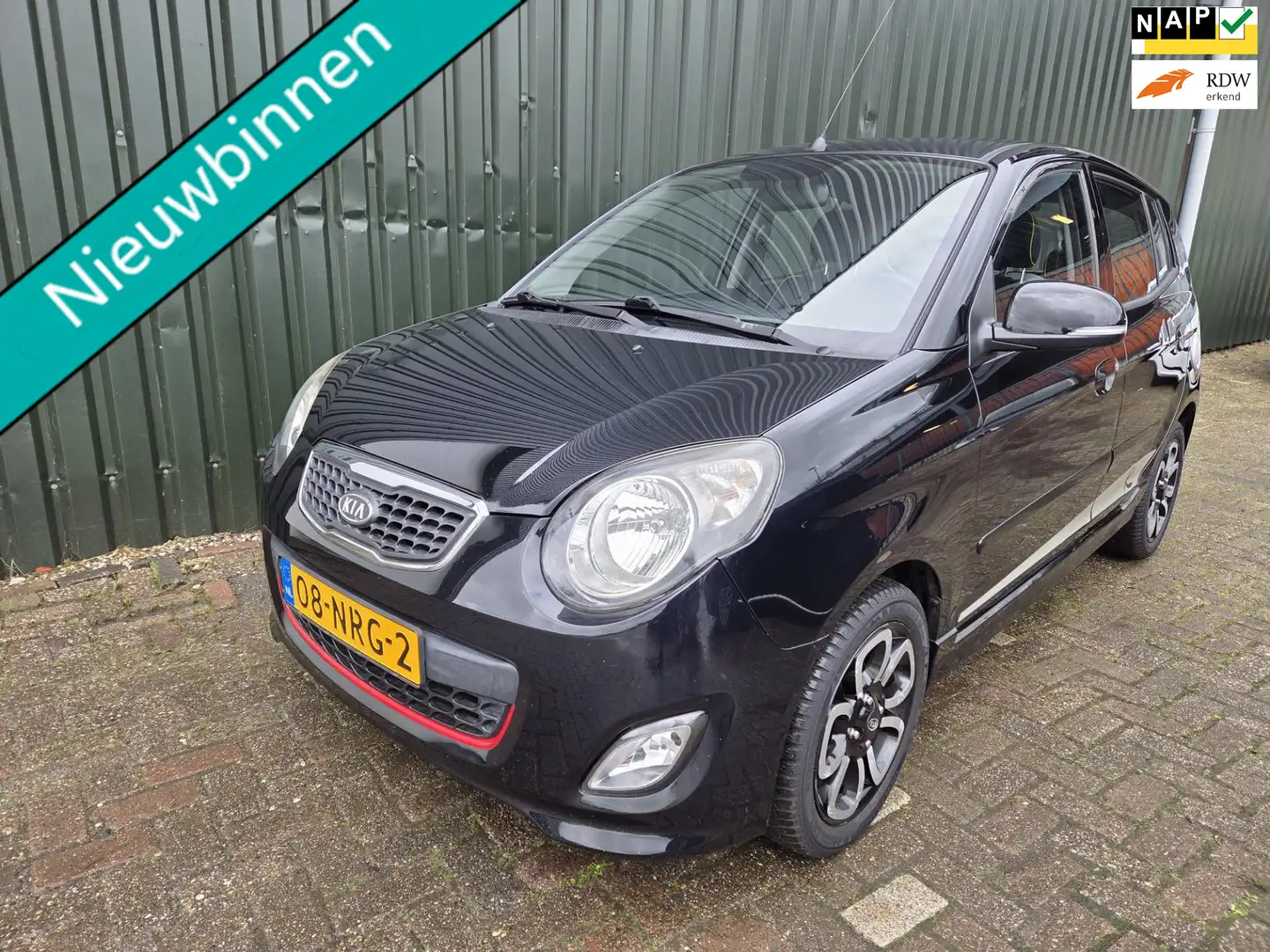 Kia Picanto 1.1 R-SportbyKia delear onderhouden Zwart - 1