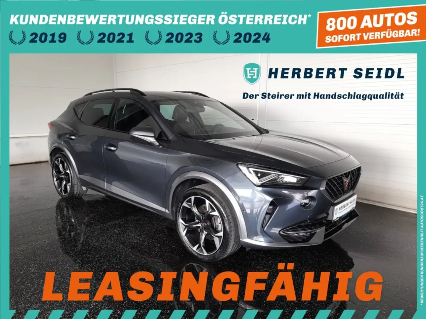 CUPRA Formentor PHEV DSG *19 ZOLL / VOLL-LED MIT DYN BLINKER & FLA / VIRTUELL / NAVI / ACC / KEYLESS / WINTERPAKET* Grau - 1
