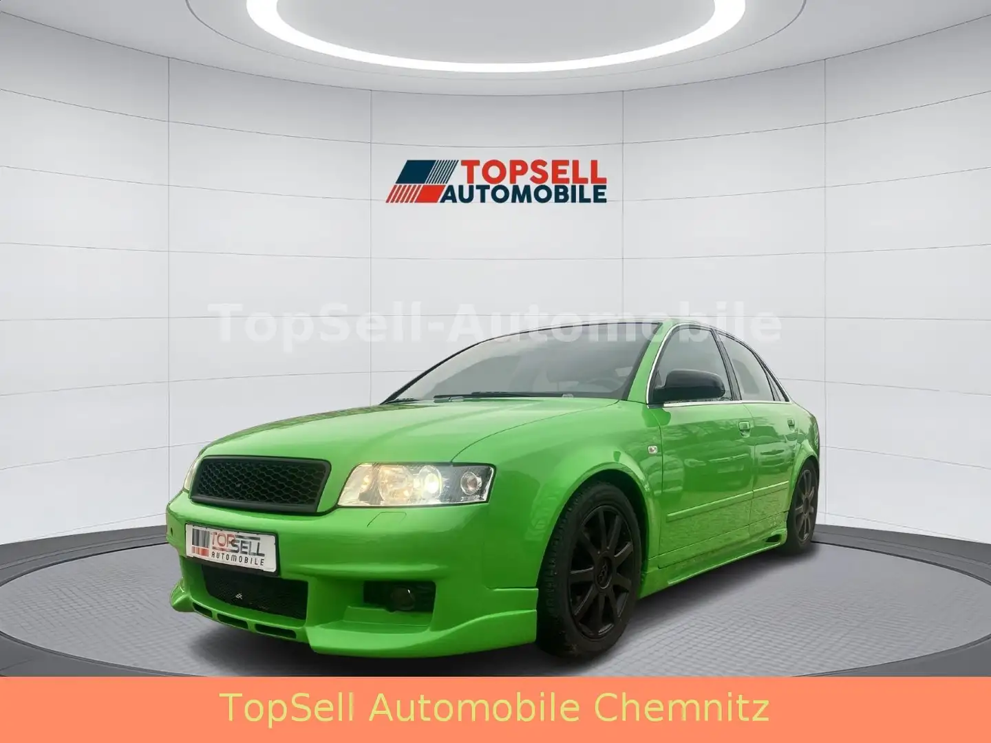 Audi A4 1.8 T Klimatronik Teil-Leder Grün - 1