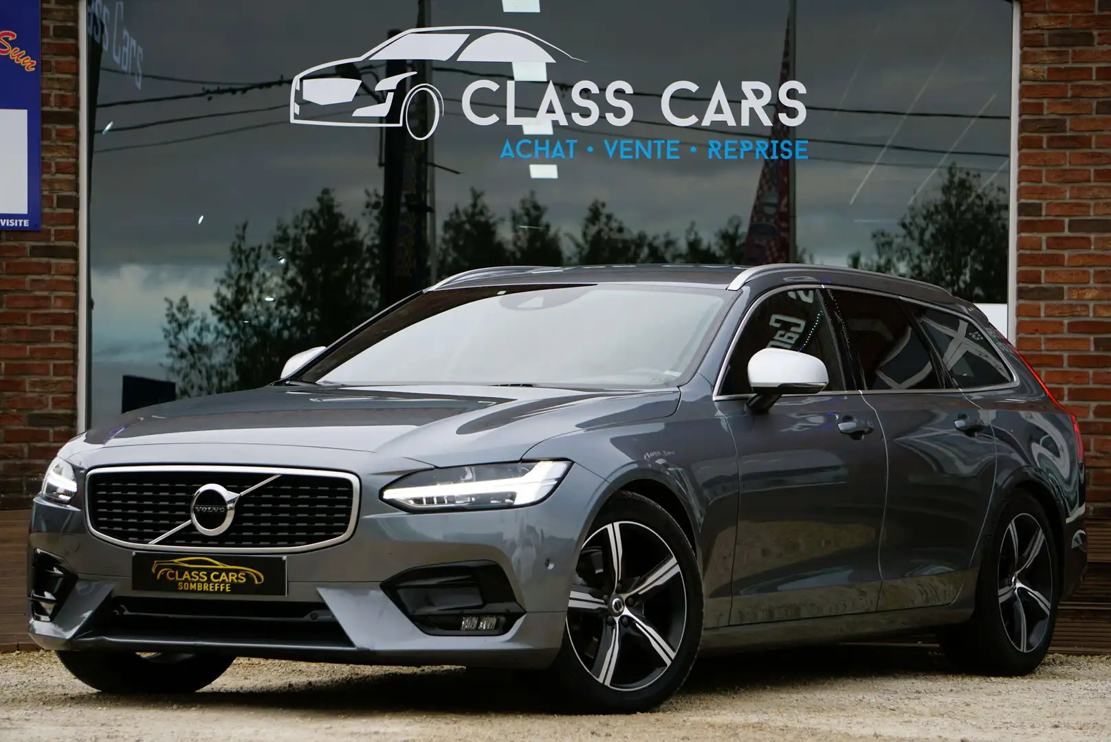 Volvo V90 2.0 D4 R-Design BOITE-AUTO NAVI-CAM 1 MAIN Gris - 1